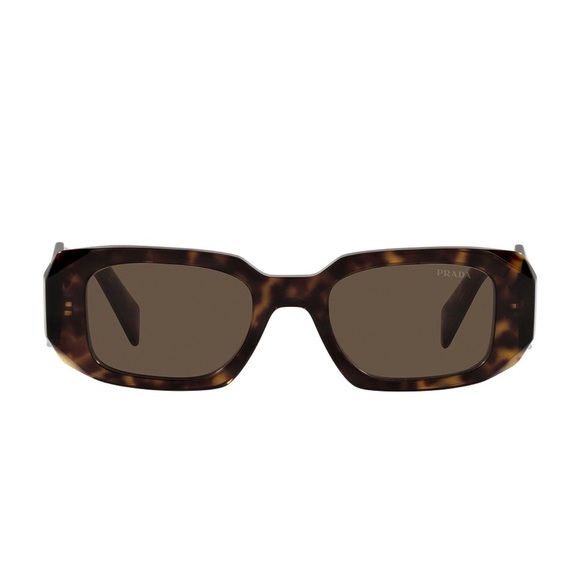PRADA Scultoreo Narrow Sunglasses in Tortoise - Picture 3 of 8